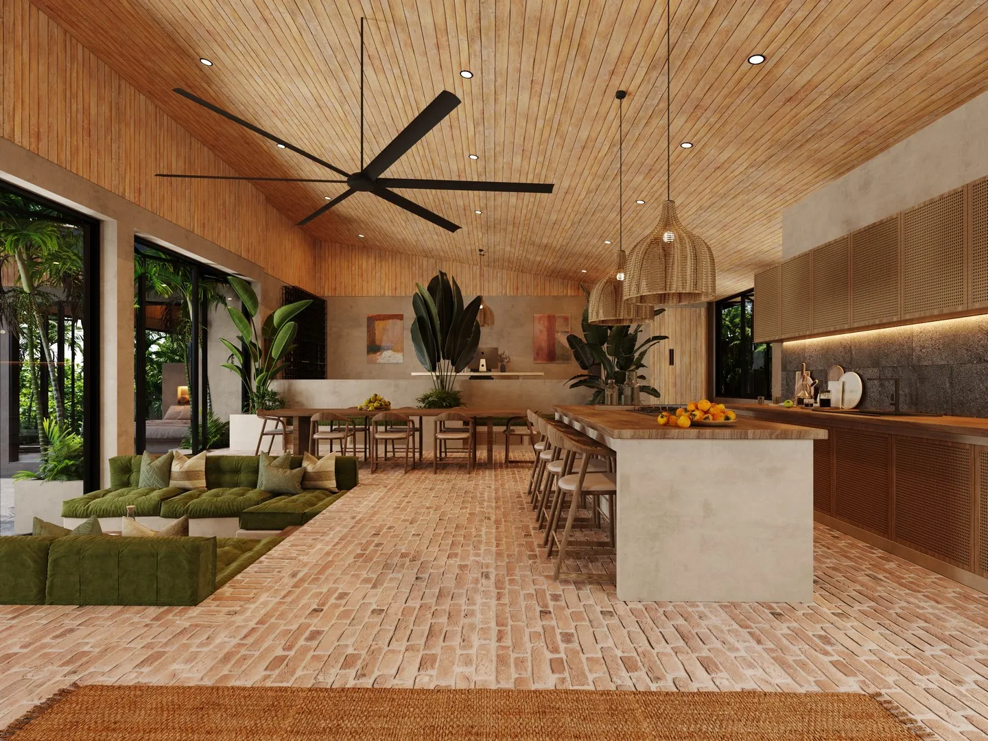 Вилла с участком 1,000 м² и 17м бассейном (Buwit, Seseh) — Photo 6