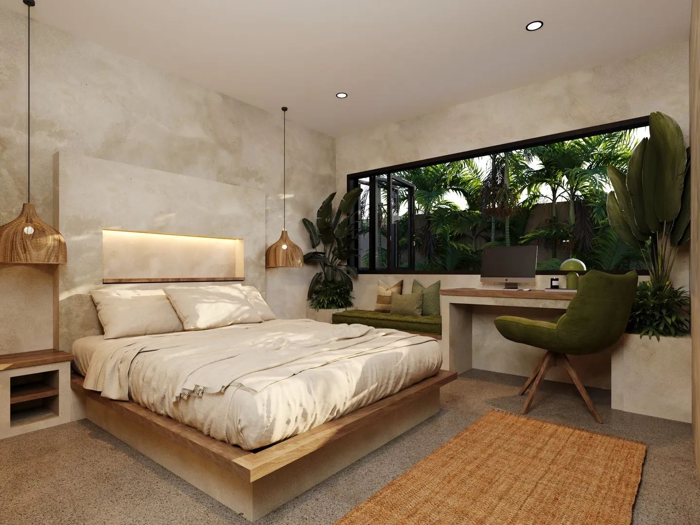 Вилла с участком 1,000 м² и 17м бассейном (Buwit, Seseh) — Photo 16